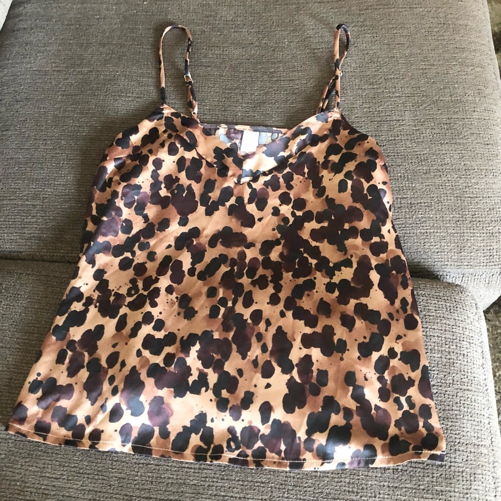 Stars Above leopard print camisole top